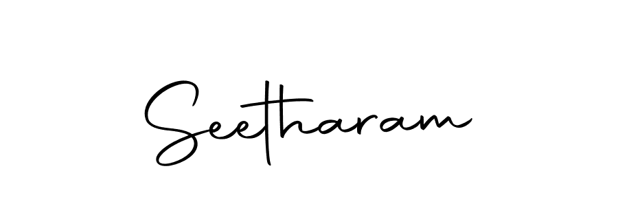 Use a signature maker to create a handwritten signature online. With this signature software, you can design (Autography-DOLnW) your own signature for name Seetharam. Seetharam signature style 10 images and pictures png