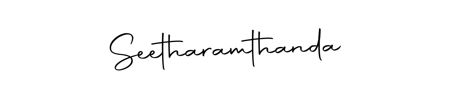 Create a beautiful signature design for name Seetharamthanda. With this signature (Autography-DOLnW) fonts, you can make a handwritten signature for free. Seetharamthanda signature style 10 images and pictures png
