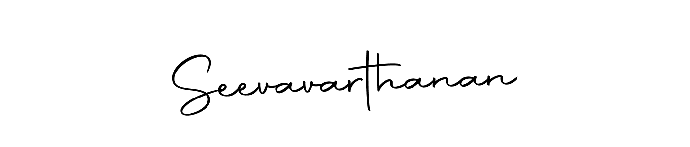 Use a signature maker to create a handwritten signature online. With this signature software, you can design (Autography-DOLnW) your own signature for name Seevavarthanan. Seevavarthanan signature style 10 images and pictures png
