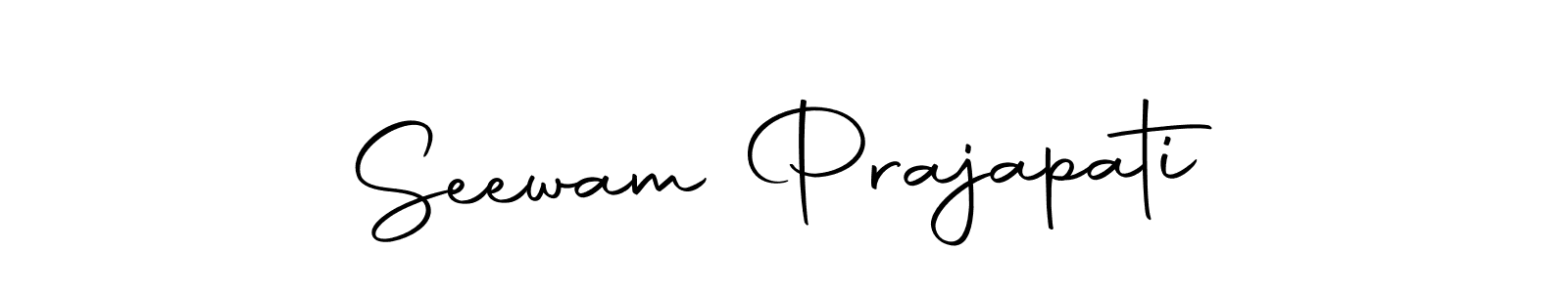 Make a beautiful signature design for name Seewam Prajapati. Use this online signature maker to create a handwritten signature for free. Seewam Prajapati signature style 10 images and pictures png