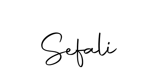 How to make Sefali signature? Autography-DOLnW is a professional autograph style. Create handwritten signature for Sefali name. Sefali signature style 10 images and pictures png