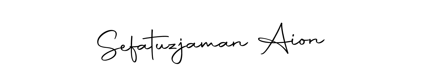 Also we have Sefatuzjaman Aion name is the best signature style. Create professional handwritten signature collection using Autography-DOLnW autograph style. Sefatuzjaman Aion signature style 10 images and pictures png