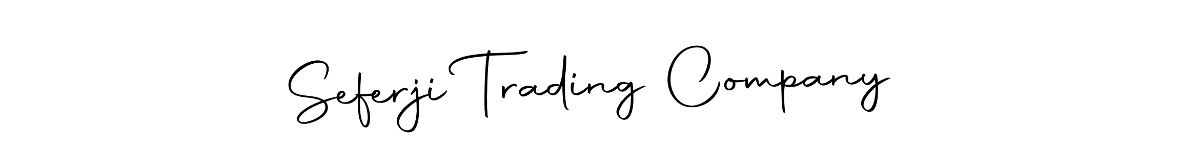 You can use this online signature creator to create a handwritten signature for the name Seferji Trading Company. This is the best online autograph maker. Seferji Trading Company signature style 10 images and pictures png