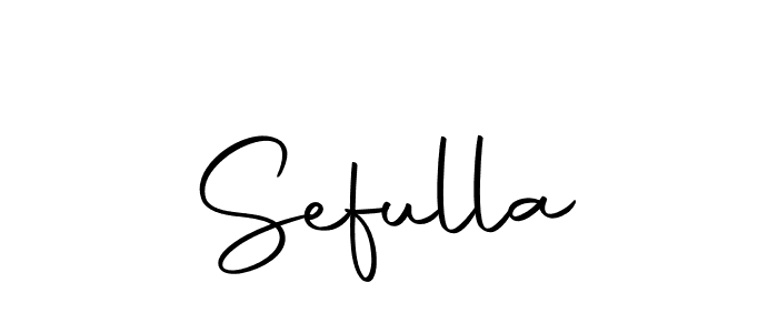 Create a beautiful signature design for name Sefulla. With this signature (Autography-DOLnW) fonts, you can make a handwritten signature for free. Sefulla signature style 10 images and pictures png