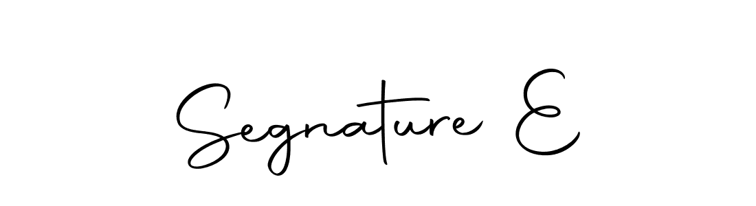 The best way (Autography-DOLnW) to make a short signature is to pick only two or three words in your name. The name Segnature E include a total of six letters. For converting this name. Segnature E signature style 10 images and pictures png