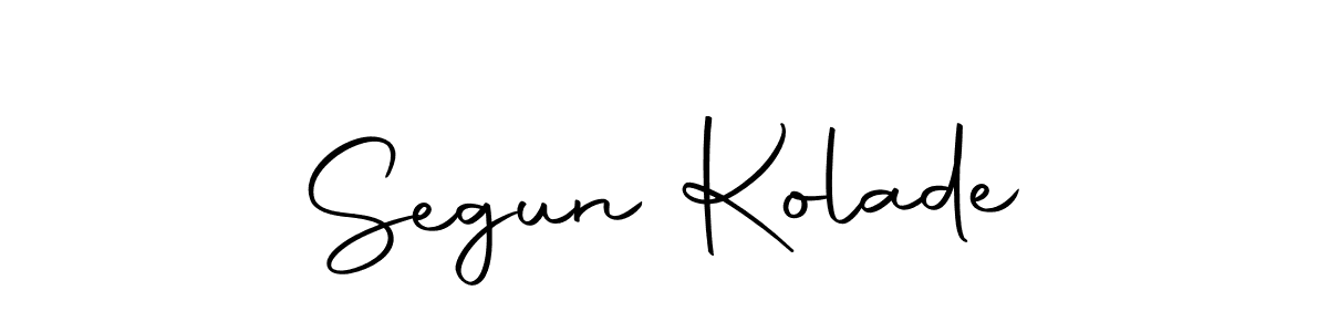 Use a signature maker to create a handwritten signature online. With this signature software, you can design (Autography-DOLnW) your own signature for name Segun Kolade. Segun Kolade signature style 10 images and pictures png