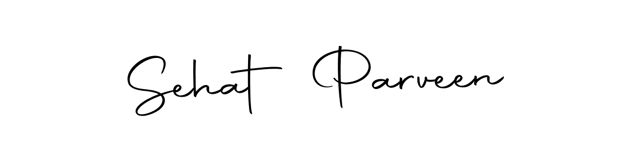 Sehat Parveen stylish signature style. Best Handwritten Sign (Autography-DOLnW) for my name. Handwritten Signature Collection Ideas for my name Sehat Parveen. Sehat Parveen signature style 10 images and pictures png