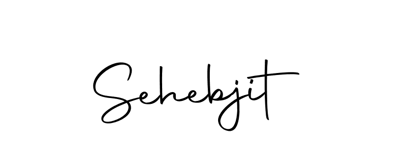 Use a signature maker to create a handwritten signature online. With this signature software, you can design (Autography-DOLnW) your own signature for name Sehebjit. Sehebjit signature style 10 images and pictures png