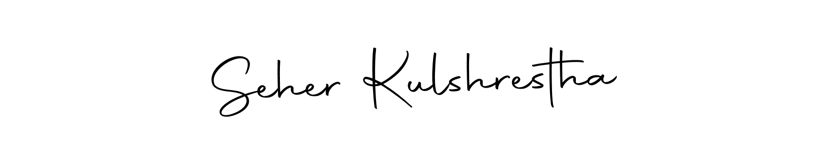 How to make Seher Kulshrestha signature? Autography-DOLnW is a professional autograph style. Create handwritten signature for Seher Kulshrestha name. Seher Kulshrestha signature style 10 images and pictures png