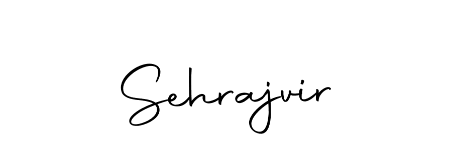 Design your own signature with our free online signature maker. With this signature software, you can create a handwritten (Autography-DOLnW) signature for name Sehrajvir. Sehrajvir signature style 10 images and pictures png