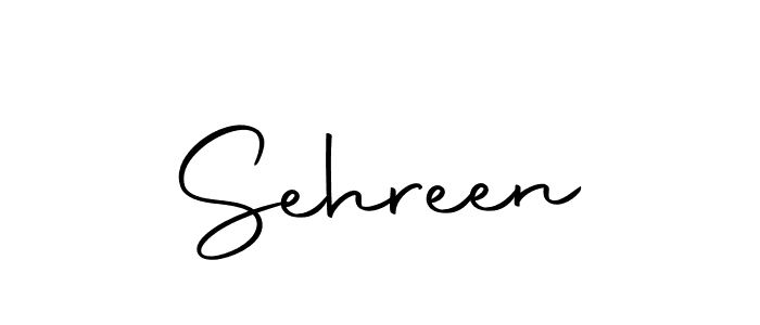 Design your own signature with our free online signature maker. With this signature software, you can create a handwritten (Autography-DOLnW) signature for name Sehreen. Sehreen signature style 10 images and pictures png