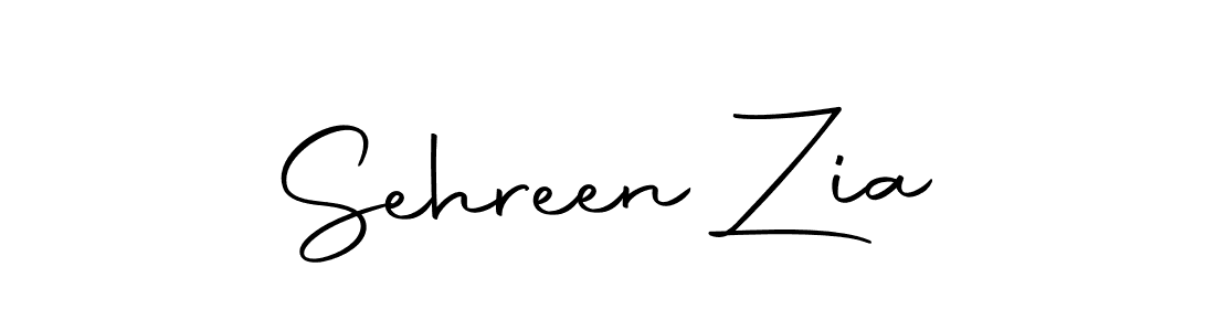 Create a beautiful signature design for name Sehreen Zia. With this signature (Autography-DOLnW) fonts, you can make a handwritten signature for free. Sehreen Zia signature style 10 images and pictures png