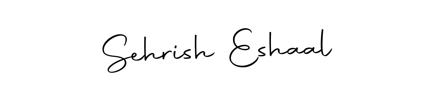 Once you've used our free online signature maker to create your best signature Autography-DOLnW style, it's time to enjoy all of the benefits that Sehrish Eshaal name signing documents. Sehrish Eshaal signature style 10 images and pictures png