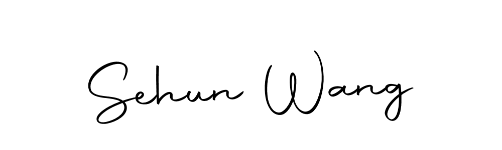 Use a signature maker to create a handwritten signature online. With this signature software, you can design (Autography-DOLnW) your own signature for name Sehun Wang. Sehun Wang signature style 10 images and pictures png