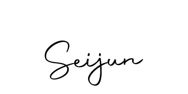 Make a beautiful signature design for name Seijun. With this signature (Autography-DOLnW) style, you can create a handwritten signature for free. Seijun signature style 10 images and pictures png