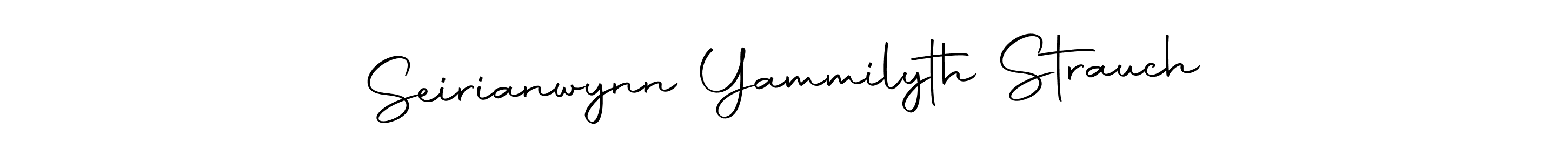 Make a beautiful signature design for name Seirianwynn Yammilyth Strauch. Use this online signature maker to create a handwritten signature for free. Seirianwynn Yammilyth Strauch signature style 10 images and pictures png