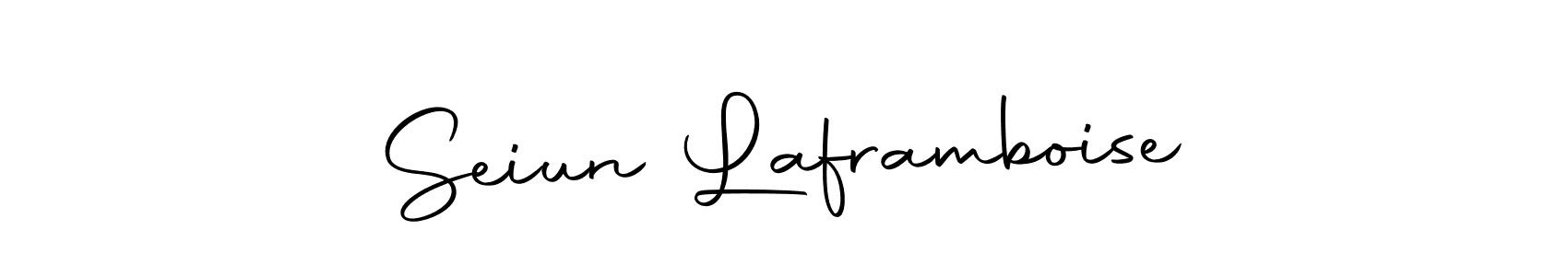 Once you've used our free online signature maker to create your best signature Autography-DOLnW style, it's time to enjoy all of the benefits that Seiun Laframboise name signing documents. Seiun Laframboise signature style 10 images and pictures png
