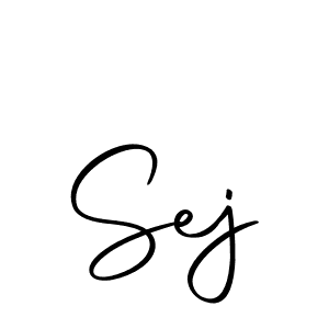 Make a beautiful signature design for name Sej. Use this online signature maker to create a handwritten signature for free. Sej signature style 10 images and pictures png