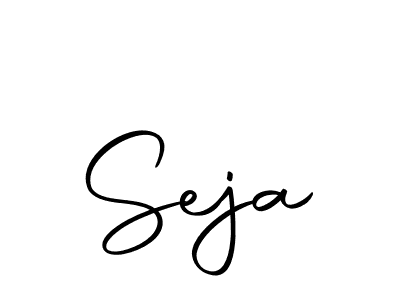 Design your own signature with our free online signature maker. With this signature software, you can create a handwritten (Autography-DOLnW) signature for name Seja. Seja signature style 10 images and pictures png