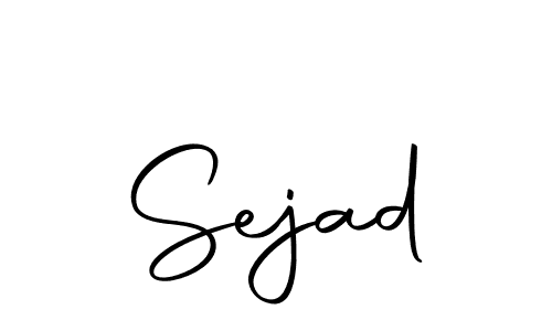Use a signature maker to create a handwritten signature online. With this signature software, you can design (Autography-DOLnW) your own signature for name Sejad. Sejad signature style 10 images and pictures png