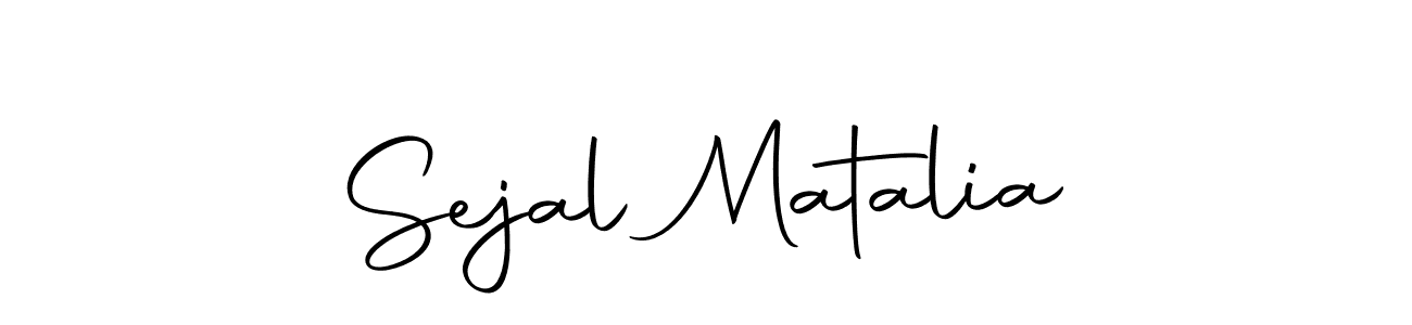 How to make Sejal Matalia signature? Autography-DOLnW is a professional autograph style. Create handwritten signature for Sejal Matalia name. Sejal Matalia signature style 10 images and pictures png