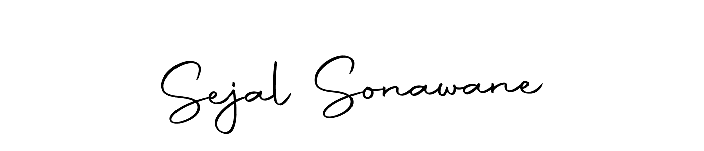 How to make Sejal Sonawane name signature. Use Autography-DOLnW style for creating short signs online. This is the latest handwritten sign. Sejal Sonawane signature style 10 images and pictures png