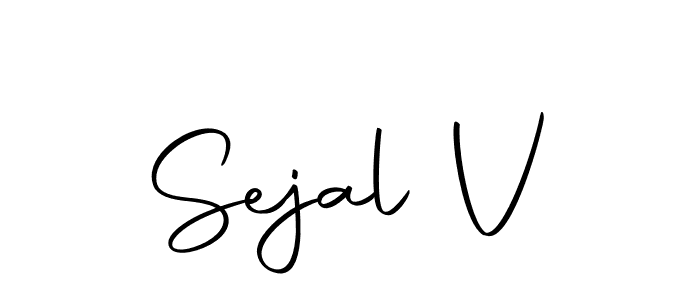 if you are searching for the best signature style for your name Sejal V. so please give up your signature search. here we have designed multiple signature styles  using Autography-DOLnW. Sejal V signature style 10 images and pictures png