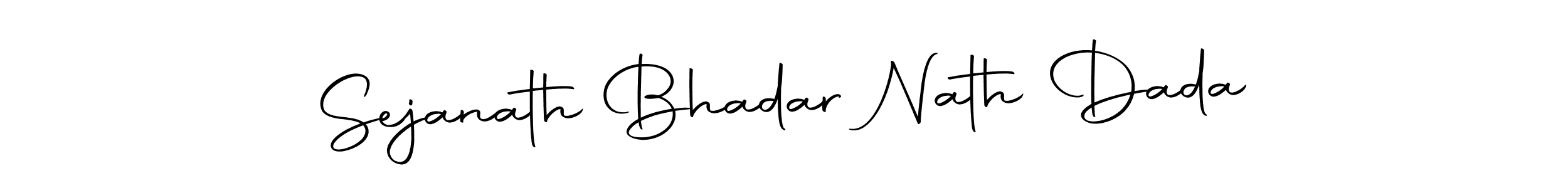 You should practise on your own different ways (Autography-DOLnW) to write your name (Sejanath Bhadar Nath Dada) in signature. don't let someone else do it for you. Sejanath Bhadar Nath Dada signature style 10 images and pictures png