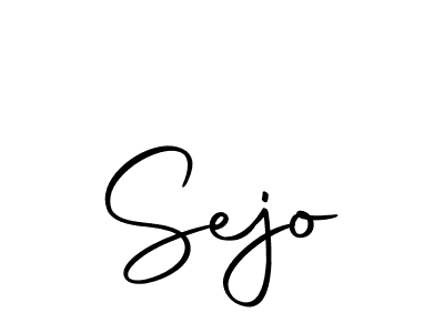 You should practise on your own different ways (Autography-DOLnW) to write your name (Sejo) in signature. don't let someone else do it for you. Sejo signature style 10 images and pictures png
