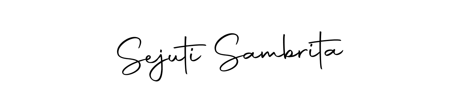 Make a beautiful signature design for name Sejuti Sambrita. Use this online signature maker to create a handwritten signature for free. Sejuti Sambrita signature style 10 images and pictures png