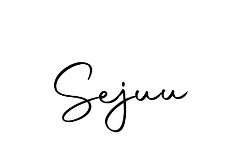 Similarly Autography-DOLnW is the best handwritten signature design. Signature creator online .You can use it as an online autograph creator for name Sejuu. Sejuu signature style 10 images and pictures png