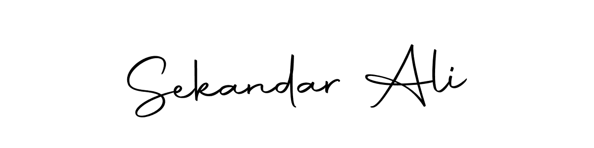 You should practise on your own different ways (Autography-DOLnW) to write your name (Sekandar Ali) in signature. don't let someone else do it for you. Sekandar Ali signature style 10 images and pictures png