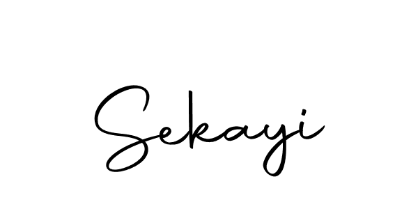 Make a beautiful signature design for name Sekayi. With this signature (Autography-DOLnW) style, you can create a handwritten signature for free. Sekayi signature style 10 images and pictures png