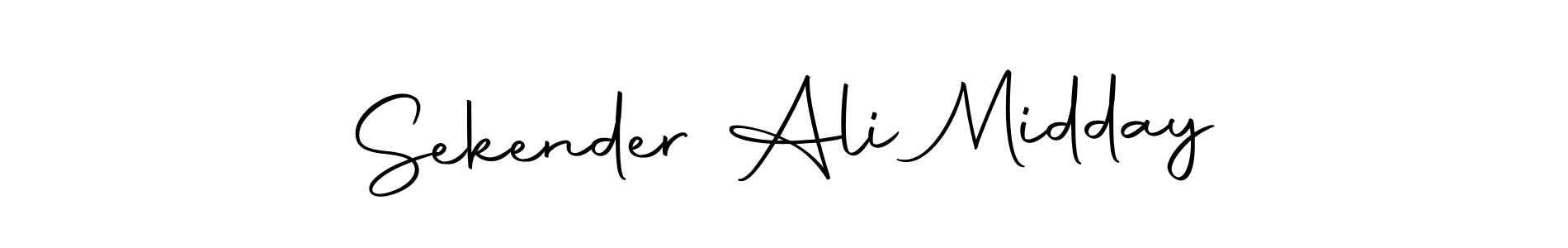 The best way (Autography-DOLnW) to make a short signature is to pick only two or three words in your name. The name Sekender Ali Midday include a total of six letters. For converting this name. Sekender Ali Midday signature style 10 images and pictures png