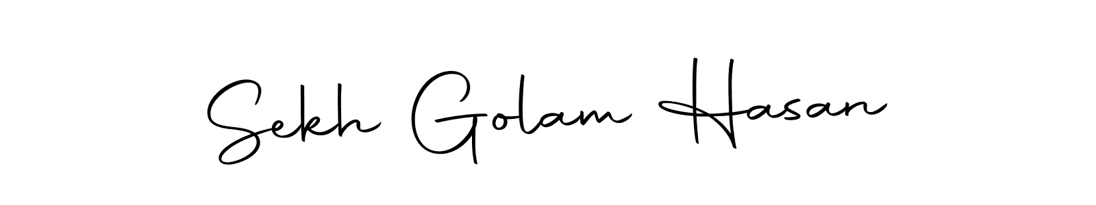 The best way (Autography-DOLnW) to make a short signature is to pick only two or three words in your name. The name Sekh Golam Hasan include a total of six letters. For converting this name. Sekh Golam Hasan signature style 10 images and pictures png