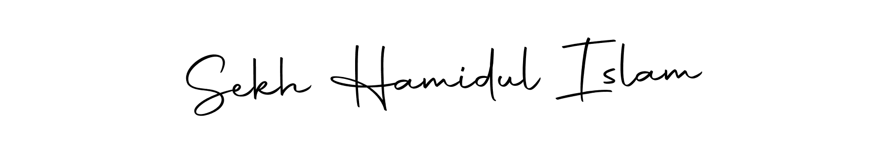 Sekh Hamidul Islam stylish signature style. Best Handwritten Sign (Autography-DOLnW) for my name. Handwritten Signature Collection Ideas for my name Sekh Hamidul Islam. Sekh Hamidul Islam signature style 10 images and pictures png