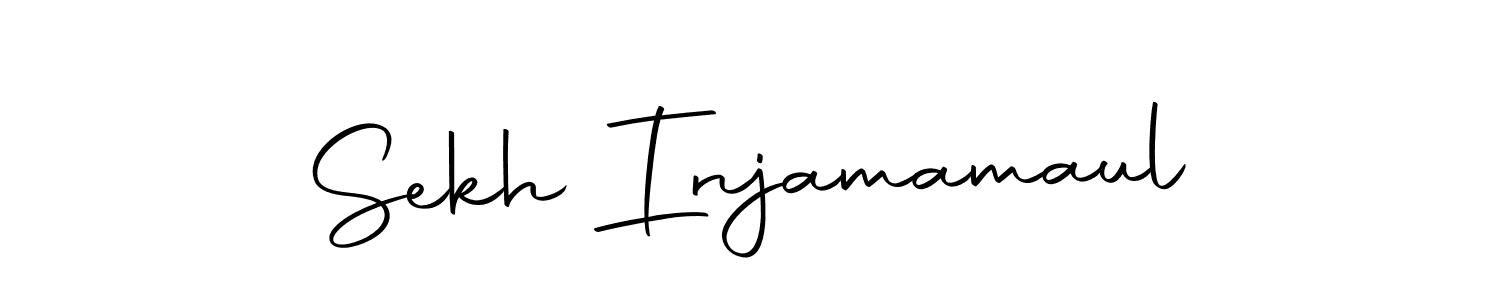 How to make Sekh Injamamaul name signature. Use Autography-DOLnW style for creating short signs online. This is the latest handwritten sign. Sekh Injamamaul signature style 10 images and pictures png