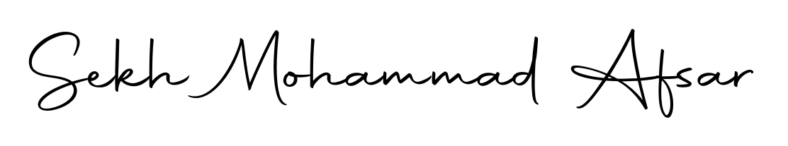 Give your name Sekh Mohammad Afsar an exquisite flair with the Autography-DOLnW script font. Ideal for contracts, resumes, and formal letterheads. Sekh Mohammad Afsar signature style 10 images and pictures png