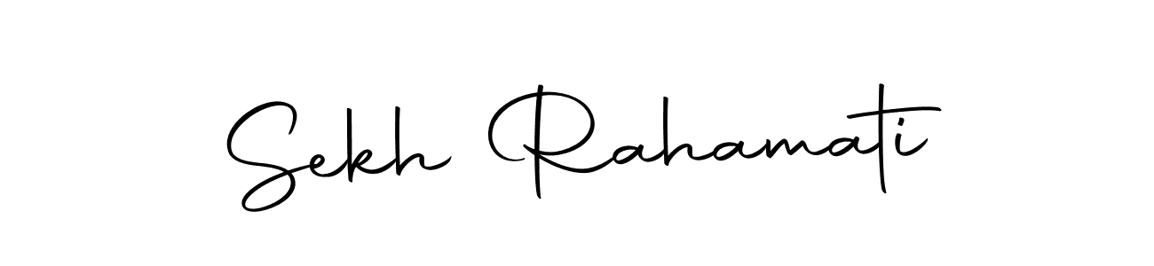 The best way (Autography-DOLnW) to make a short signature is to pick only two or three words in your name. The name Sekh Rahamati include a total of six letters. For converting this name. Sekh Rahamati signature style 10 images and pictures png