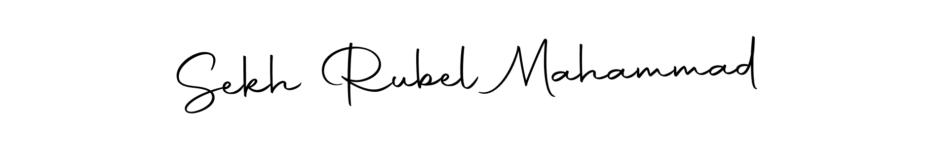 Use a signature maker to create a handwritten signature online. With this signature software, you can design (Autography-DOLnW) your own signature for name Sekh Rubel Mahammad. Sekh Rubel Mahammad signature style 10 images and pictures png