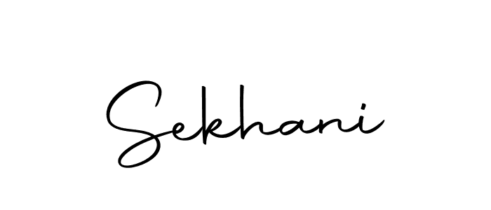 Use a signature maker to create a handwritten signature online. With this signature software, you can design (Autography-DOLnW) your own signature for name Sekhani. Sekhani signature style 10 images and pictures png