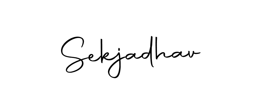 if you are searching for the best signature style for your name Sekjadhav. so please give up your signature search. here we have designed multiple signature styles  using Autography-DOLnW. Sekjadhav signature style 10 images and pictures png