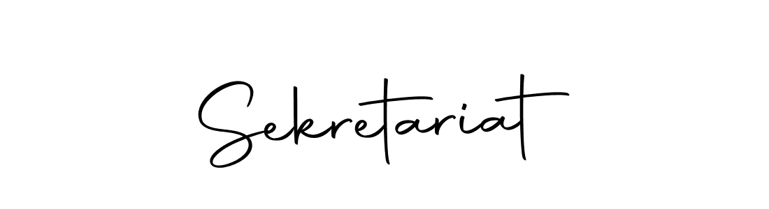 How to make Sekretariat name signature. Use Autography-DOLnW style for creating short signs online. This is the latest handwritten sign. Sekretariat signature style 10 images and pictures png