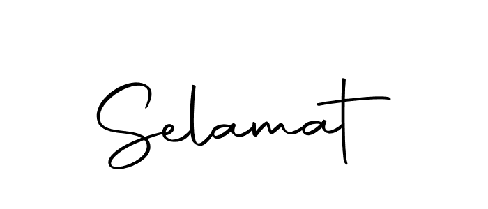Create a beautiful signature design for name Selamat. With this signature (Autography-DOLnW) fonts, you can make a handwritten signature for free. Selamat signature style 10 images and pictures png