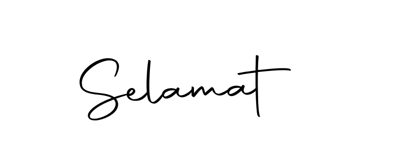 Make a beautiful signature design for name Selamat . With this signature (Autography-DOLnW) style, you can create a handwritten signature for free. Selamat  signature style 10 images and pictures png