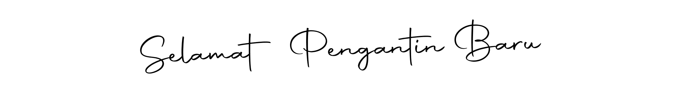 Use a signature maker to create a handwritten signature online. With this signature software, you can design (Autography-DOLnW) your own signature for name Selamat Pengantin Baru. Selamat Pengantin Baru signature style 10 images and pictures png