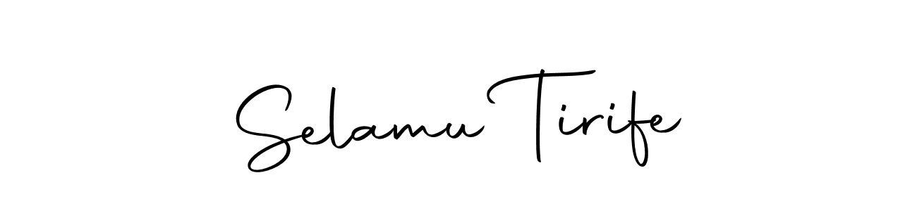 Selamu Tirife stylish signature style. Best Handwritten Sign (Autography-DOLnW) for my name. Handwritten Signature Collection Ideas for my name Selamu Tirife. Selamu Tirife signature style 10 images and pictures png