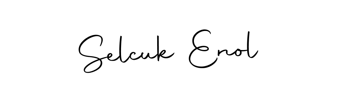 Create a beautiful signature design for name Selcuk Enol. With this signature (Autography-DOLnW) fonts, you can make a handwritten signature for free. Selcuk Enol signature style 10 images and pictures png