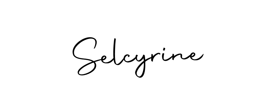 The best way (Autography-DOLnW) to make a short signature is to pick only two or three words in your name. The name Selcyrine include a total of six letters. For converting this name. Selcyrine signature style 10 images and pictures png
