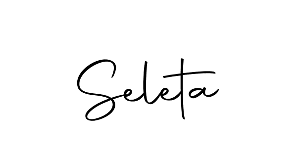 Seleta stylish signature style. Best Handwritten Sign (Autography-DOLnW) for my name. Handwritten Signature Collection Ideas for my name Seleta. Seleta signature style 10 images and pictures png